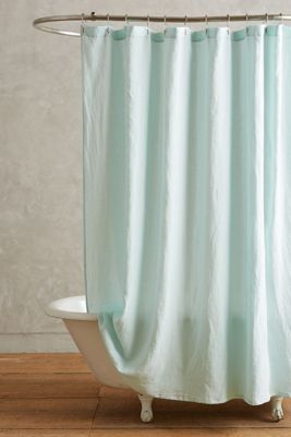 Lago Linen Shower Curtain