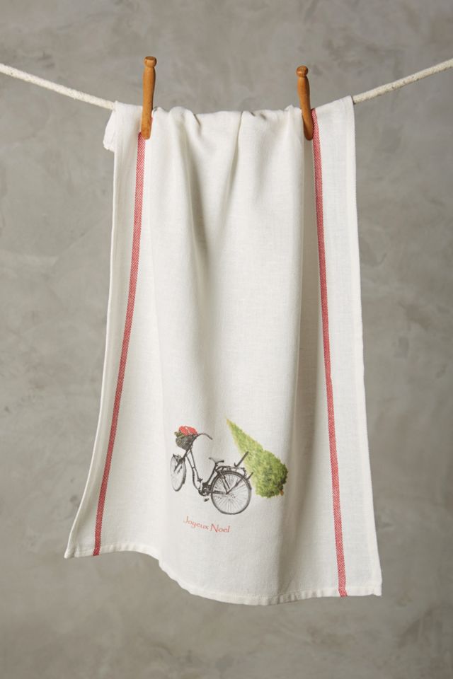 Bicycle Trimmings Dishtowel
