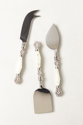 Resplendent Cheese Knives, Set of 3