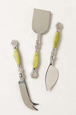 Resplendent Cheese Knives, Set of 3