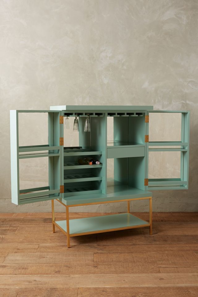 Lacquered Bar Cabinet #1