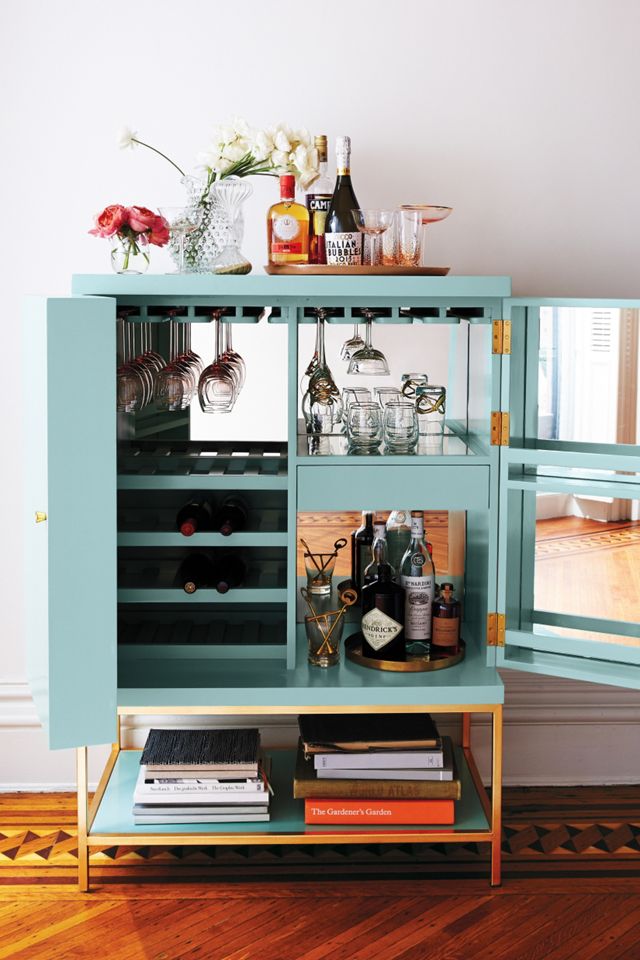 Lacquered Bar Cabinet #3