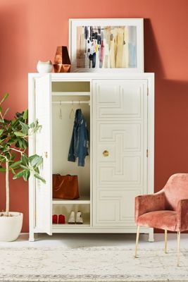 Lacquered Carre Armoire