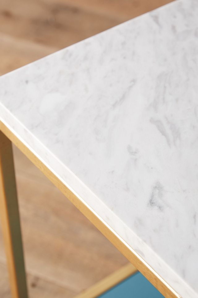 Lindley Marbled Side Table #1