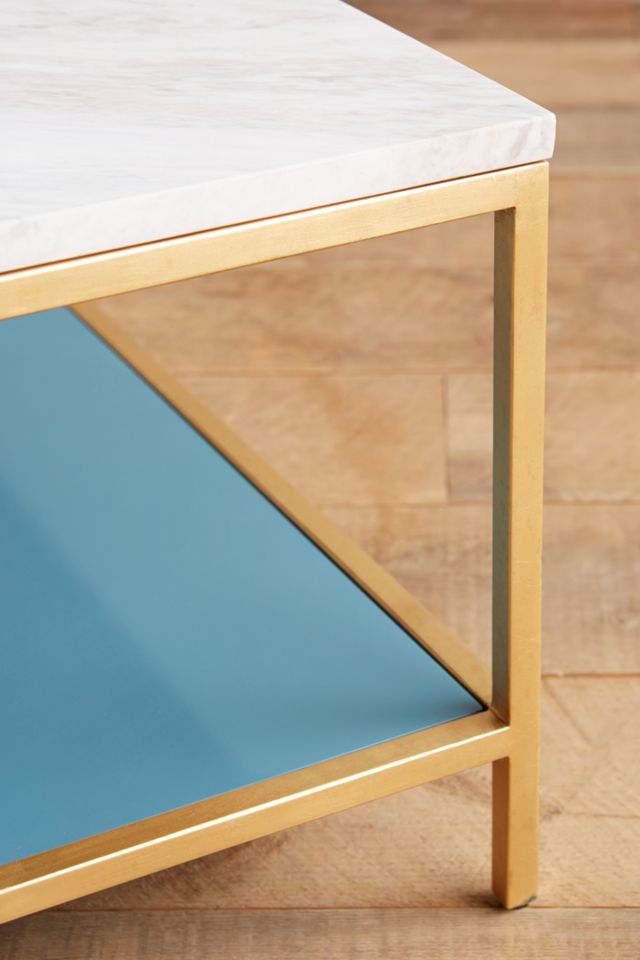 Lindley Marbled Side Table #5