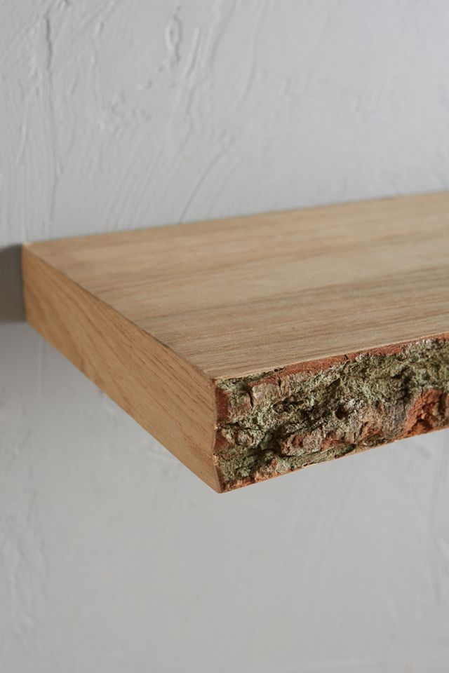 Live-Edge Wood Floating Shelf #2