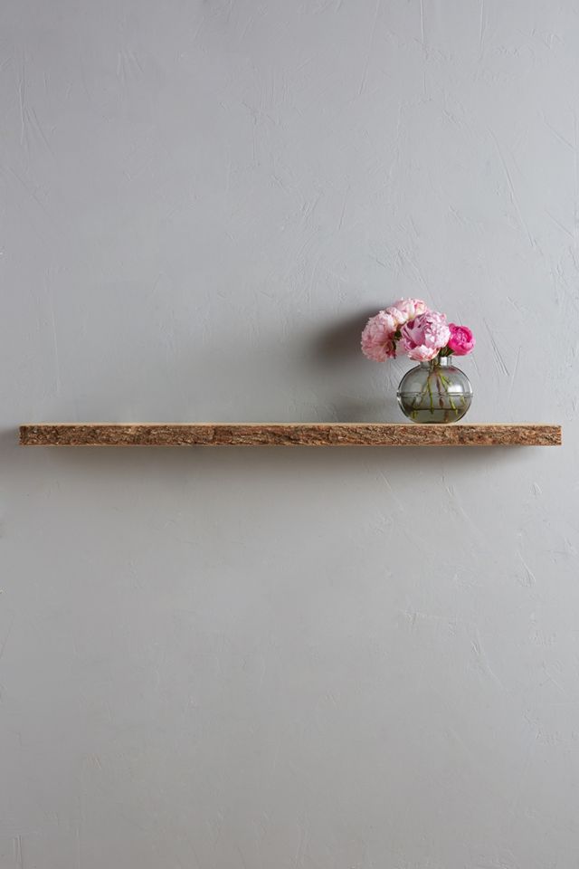 Live-Edge Wood Floating Shelf #3