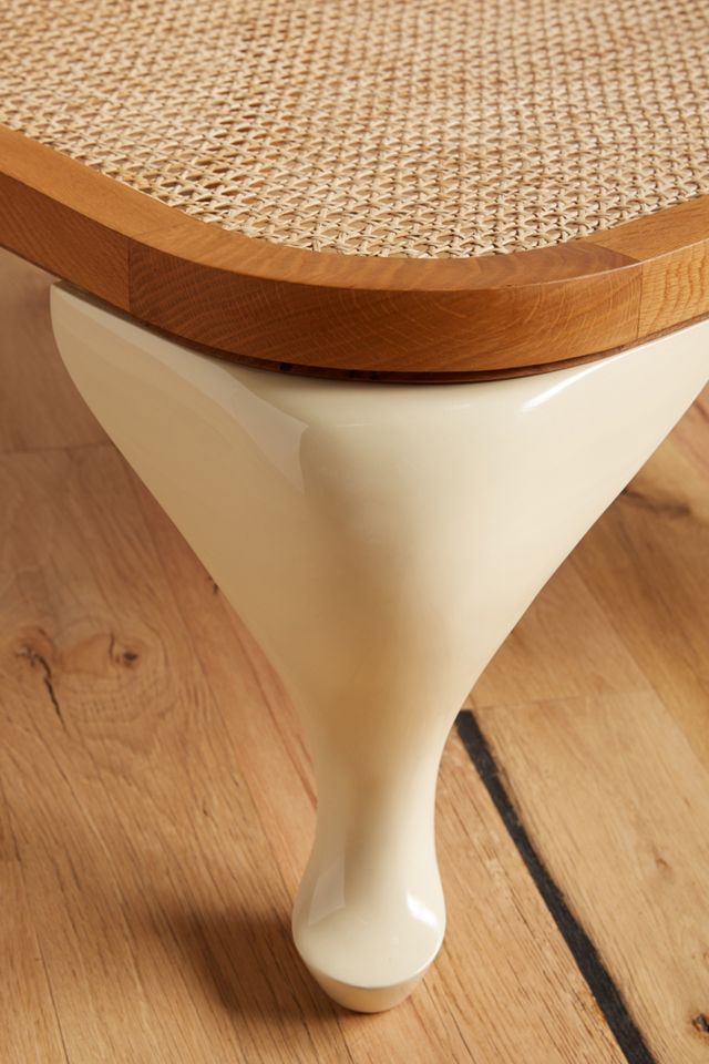 Woven Cane Lounge Chair #2
