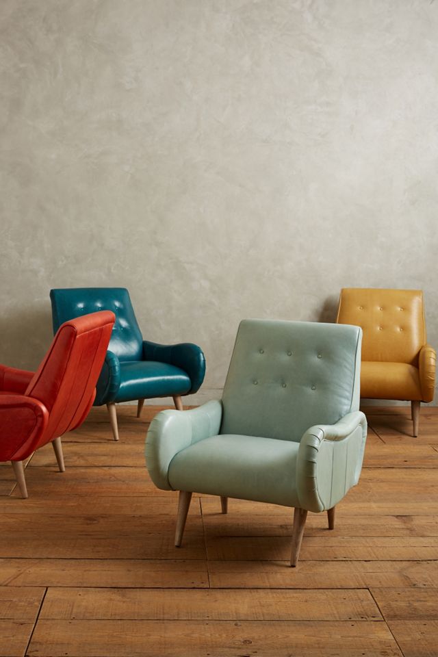 Premium Leather Losange Chair #3