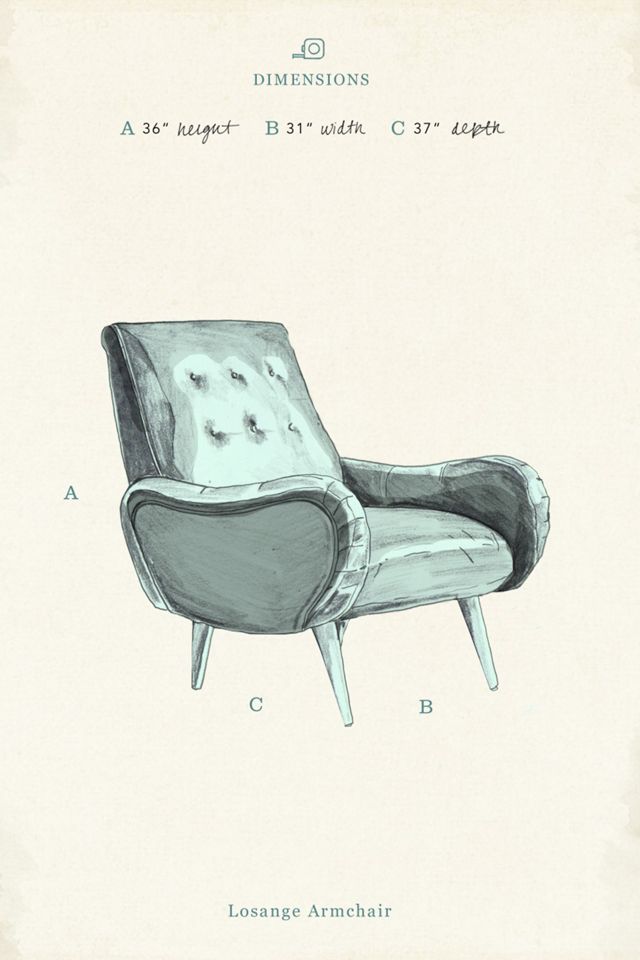 Premium Leather Losange Chair #4