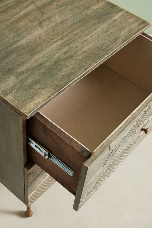 Handcarved Streamlet Nightstand #2