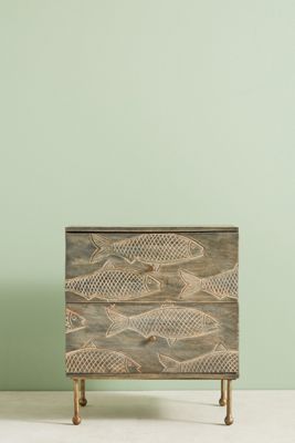 Handcarved Streamlet Nightstand