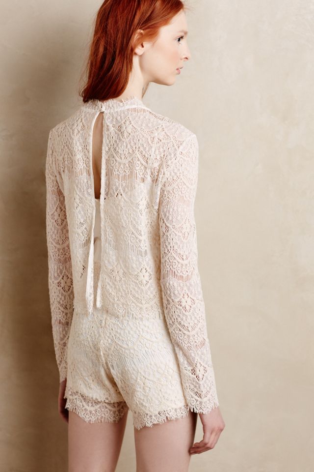 Layered Lace Romper #1