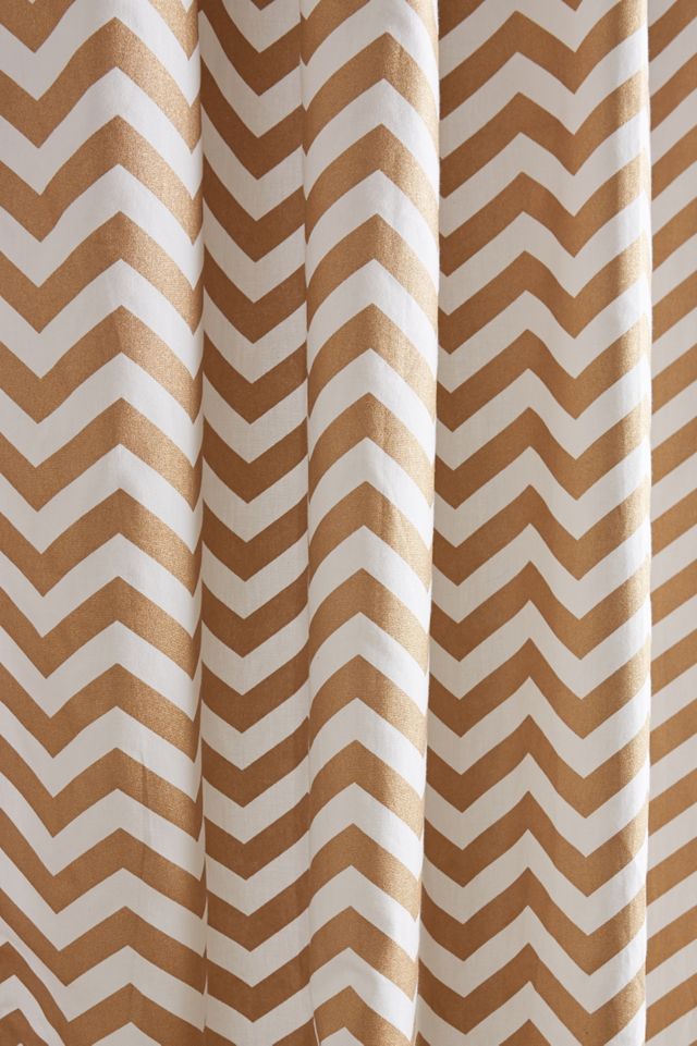 Radiant Chevron Shower Curtain #1