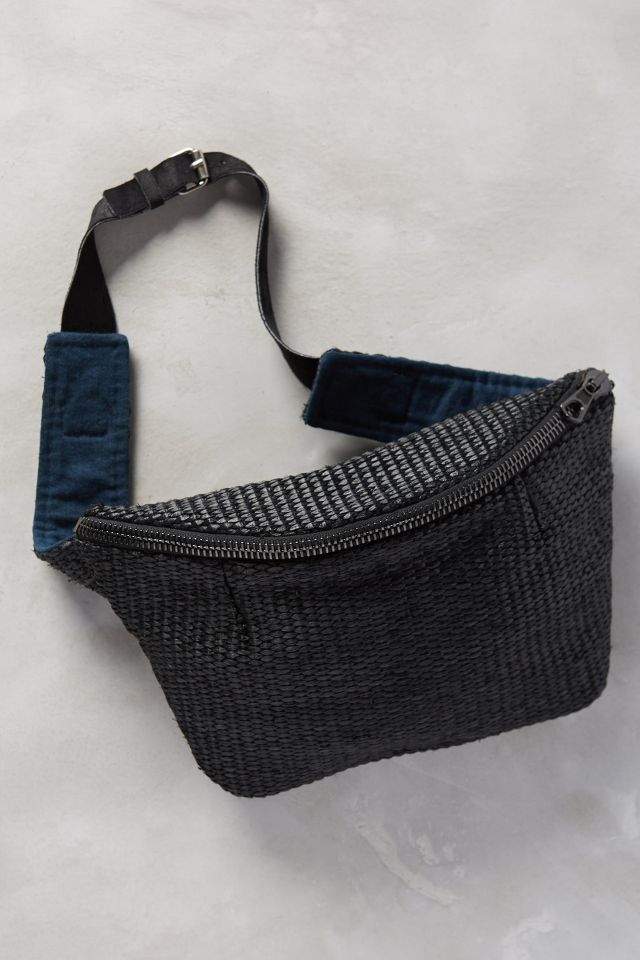 Raffia fanny pack online