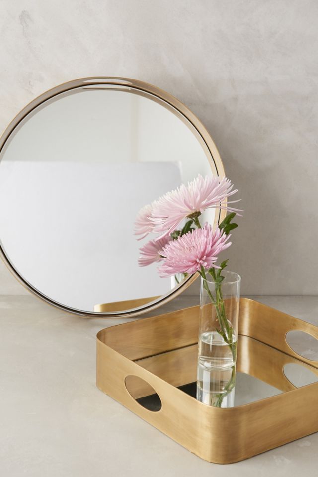 Brass Mirrored Tray #1