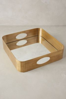 Brass Mirrored Tray