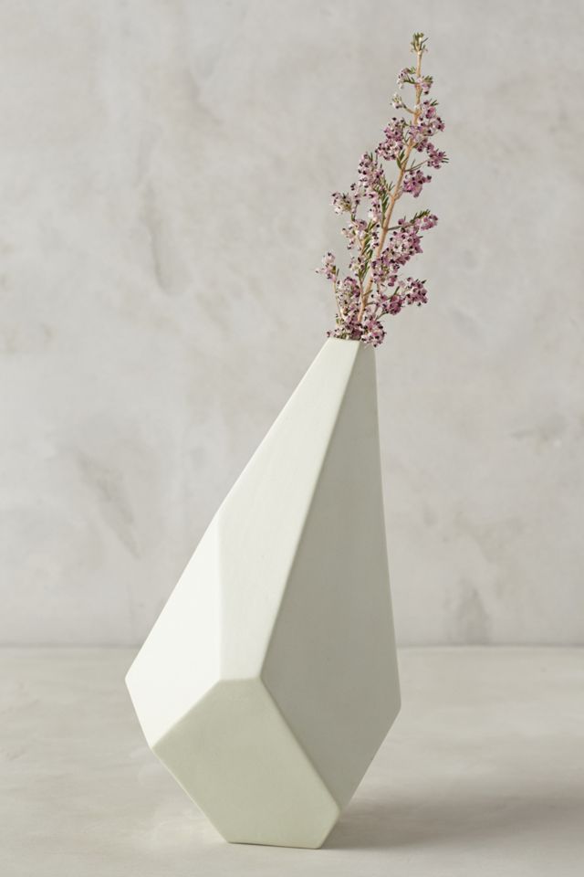 Faceted Ceramic Vase #1