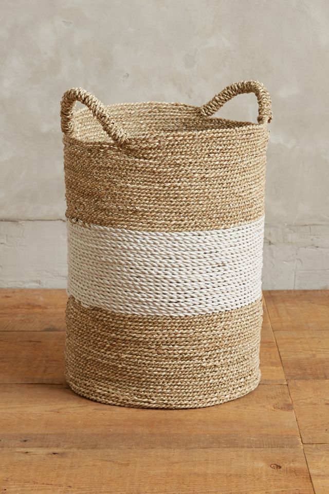 Banded Seagrass Baskets #1
