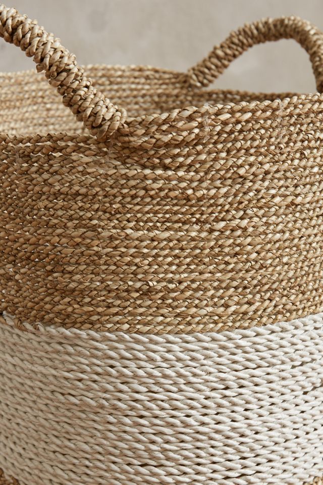 Banded Seagrass Baskets #2