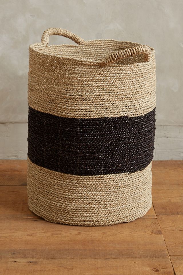 Banded Seagrass Baskets #3