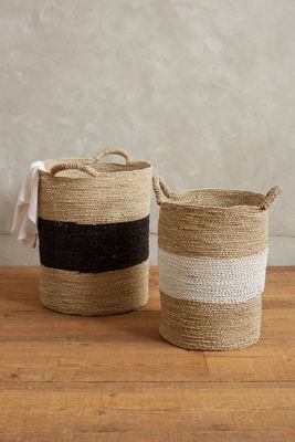 Banded Seagrass Baskets