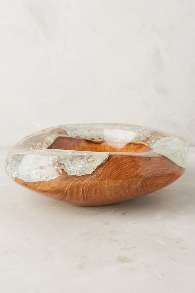 Teak And Resin Bowl #5