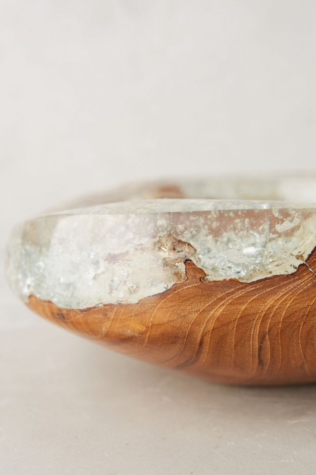 Teak And Resin Bowl #6