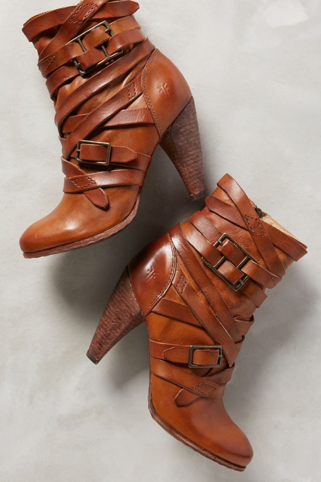 Frye Mikaela Strappy Booties Anthropologie