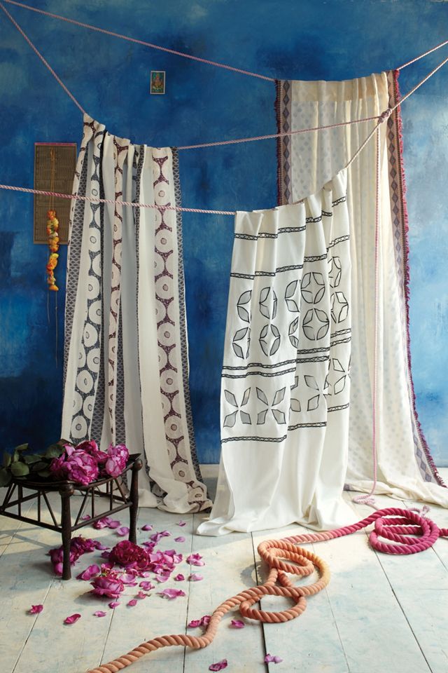 Falling Circles Curtain #2