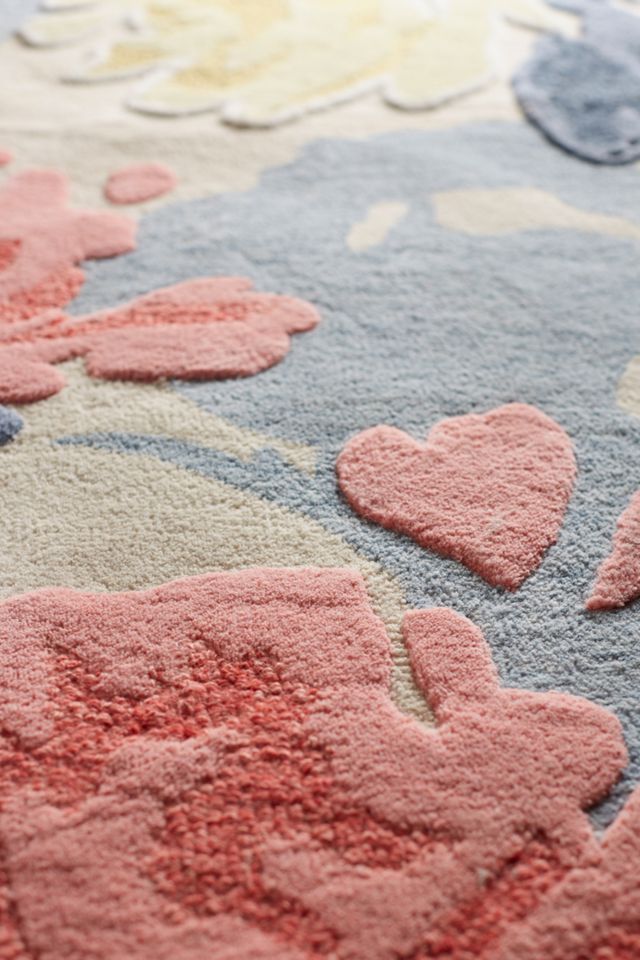Rose Relief Rug #4