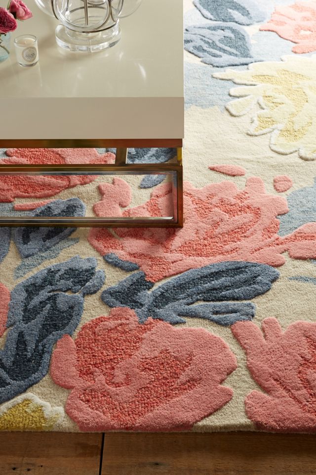 Rose Relief Rug #1