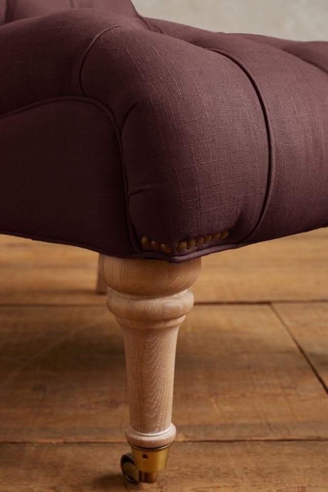 Linen Orianna Slipper Chair #3