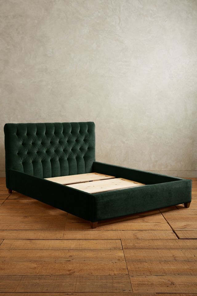 Velvet Tufted Lena Bed #1