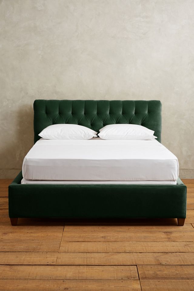 Velvet Tufted Lena Bed #2