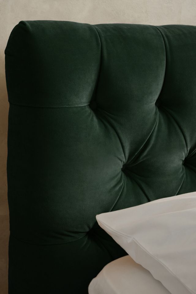 Velvet Tufted Lena Bed #3