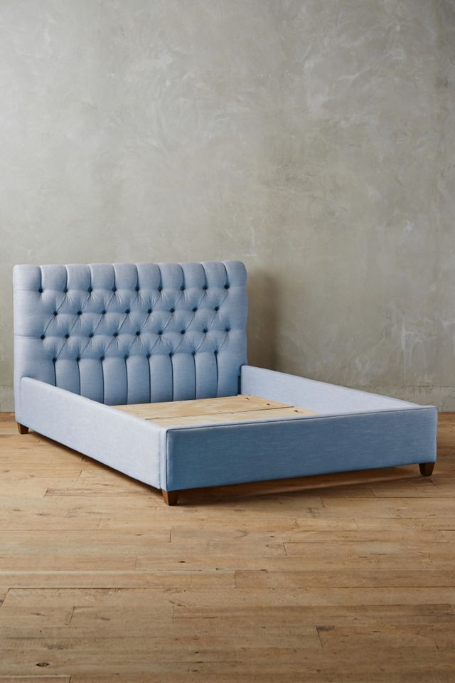 Linen Tufted Lena Bed #1