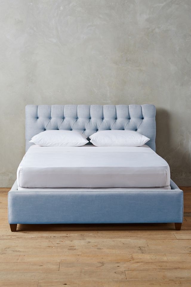 Linen Tufted Lena Bed #2