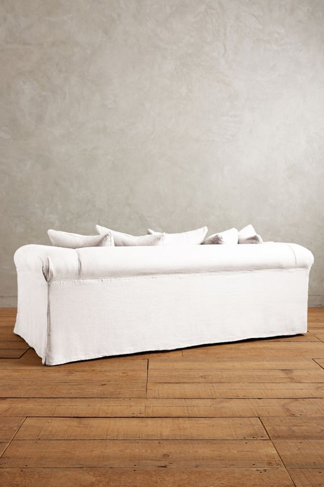 Belgian Linen Novalie Slipcover Sofa #1