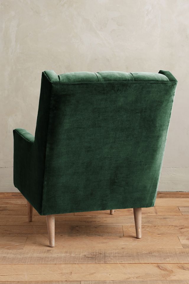 Velvet Booker Armchair #1