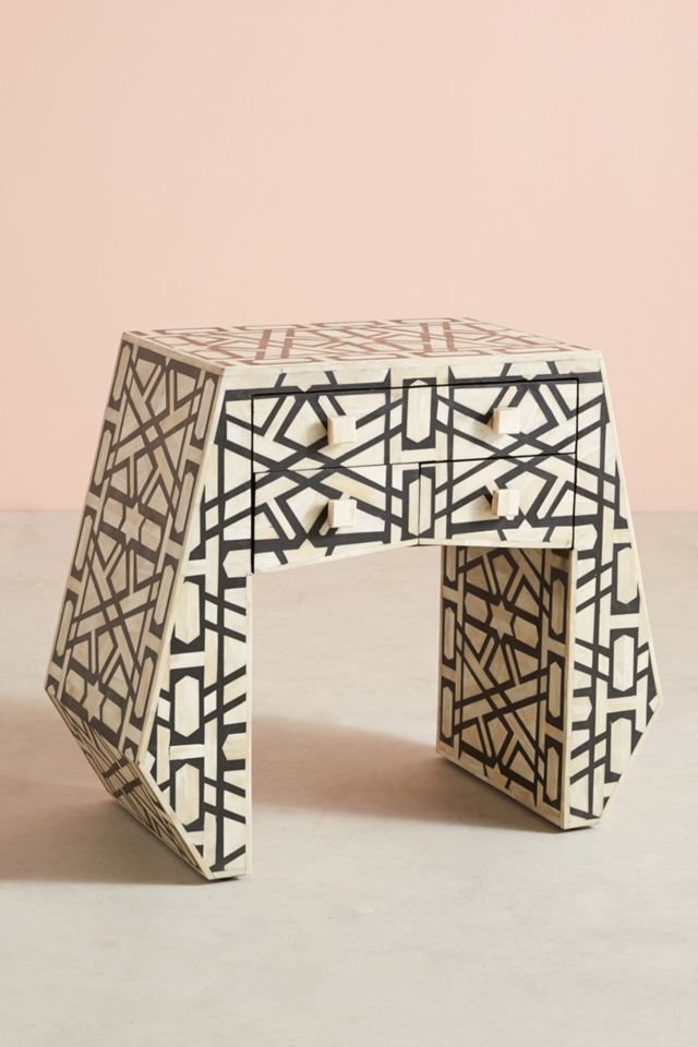 Deco Inlay Nightstand #1