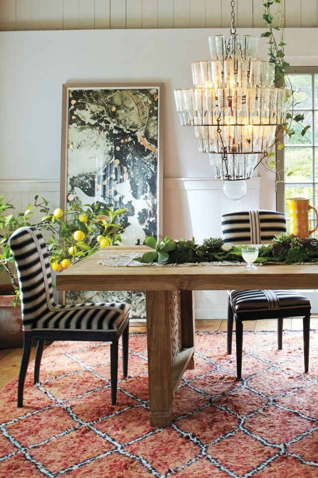 Grassland Stripe Dining Chair #8
