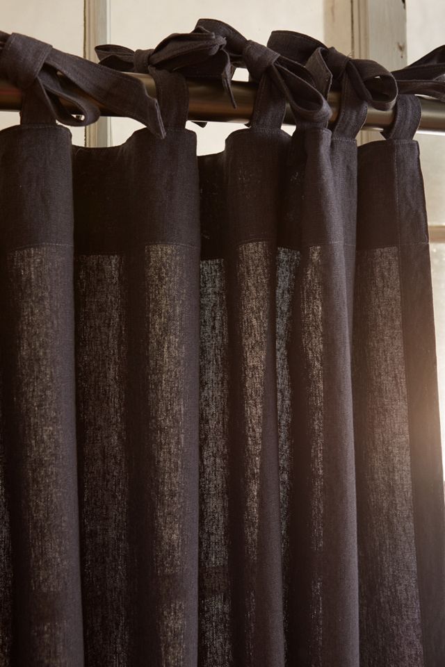 Linen Tie-Top Curtain  #1