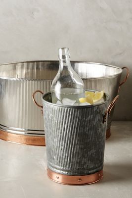 Hammered Ridge Ice Bucket