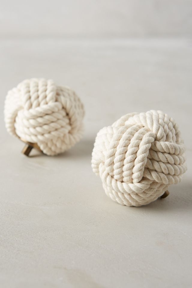 Nautical Jute Finials #1