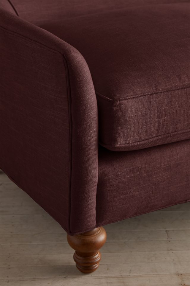 Linen Holloway Settee #2