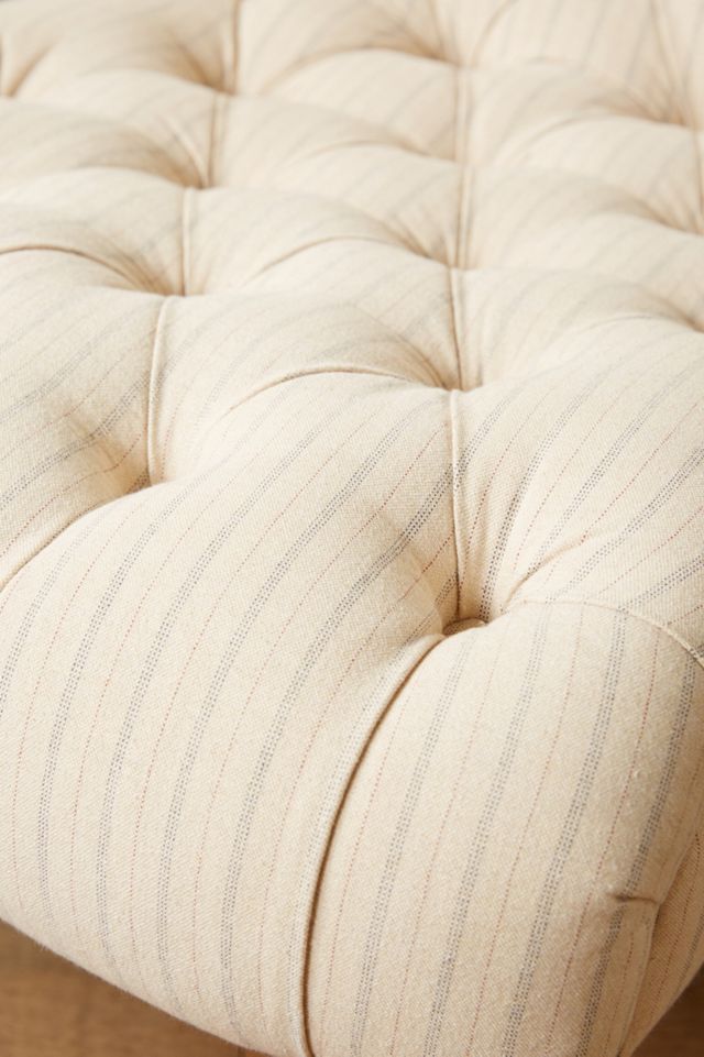Striped Linen Orianna Slipper Chair #2