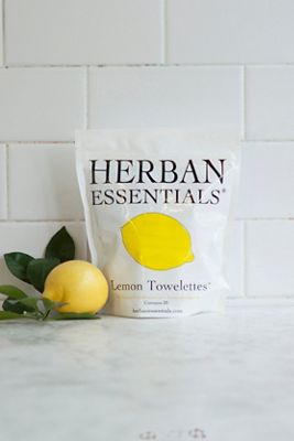 Herban Essentials Lemon Towelettes