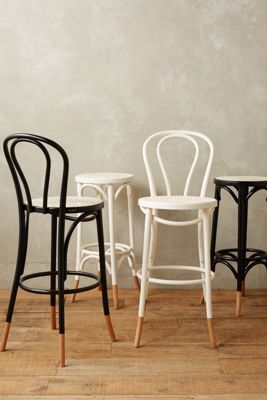 Scrolled Bentwood Barstool