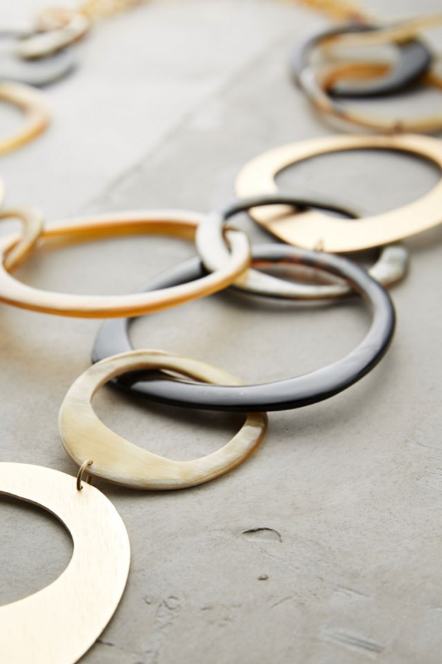 Horn Swirl Necklace #1